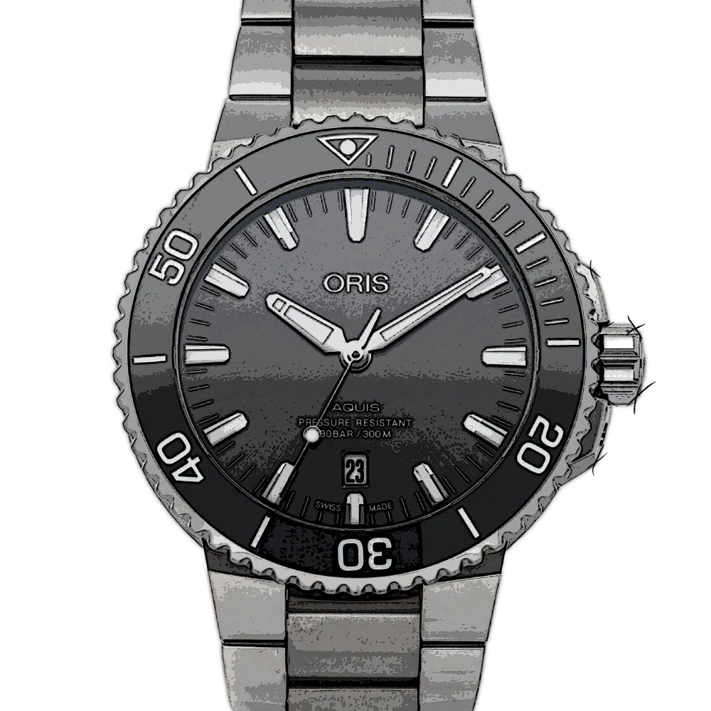 Oris Aquis Titanium Date