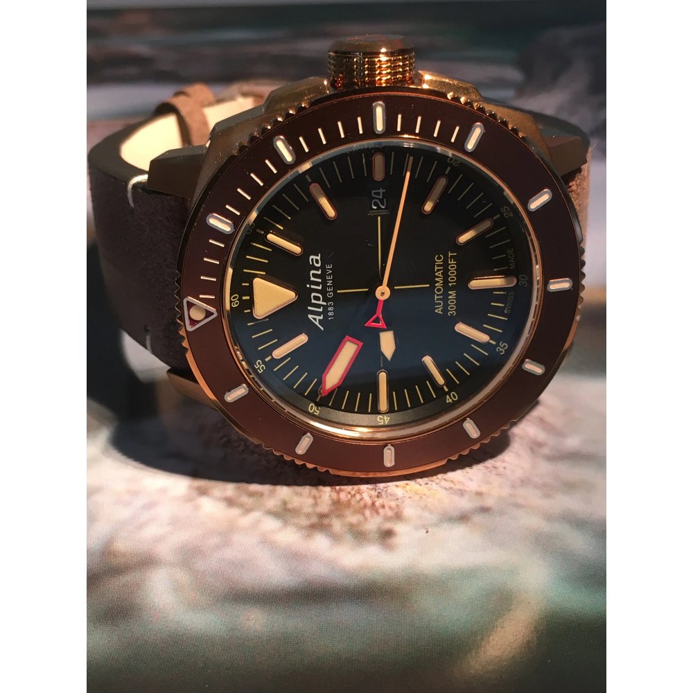 Alpina Seastrong Diver 300 Automatic Bronze