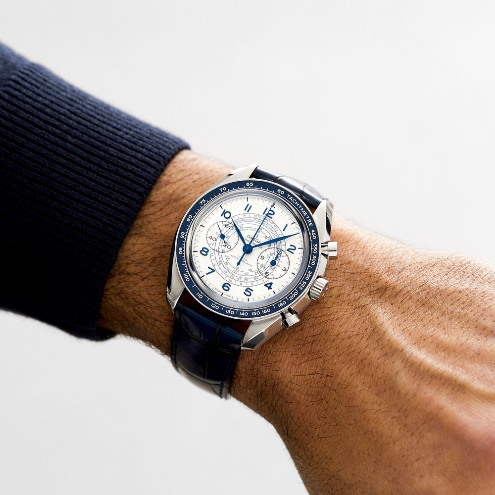 Omega Speedmaster Chronoscope Co-Axial Master Chronometer Chronograph Blue