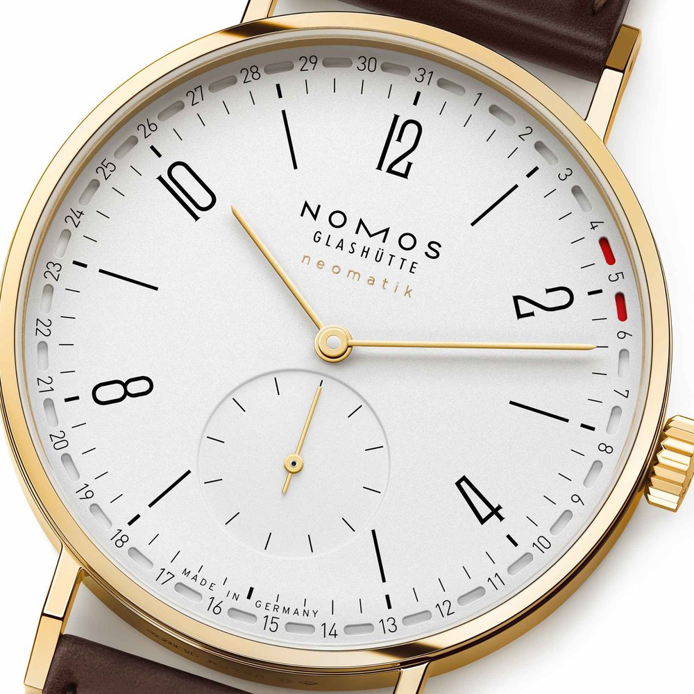 Nomos Glashütte Tangente 38 Datum Gangreserve