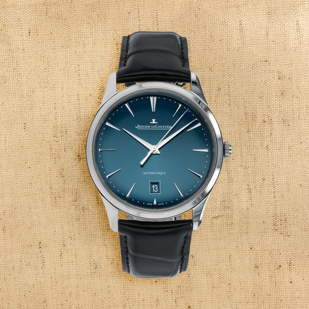 Jaeger-LeCoultre Master Ultra Thin Date Steel Blue