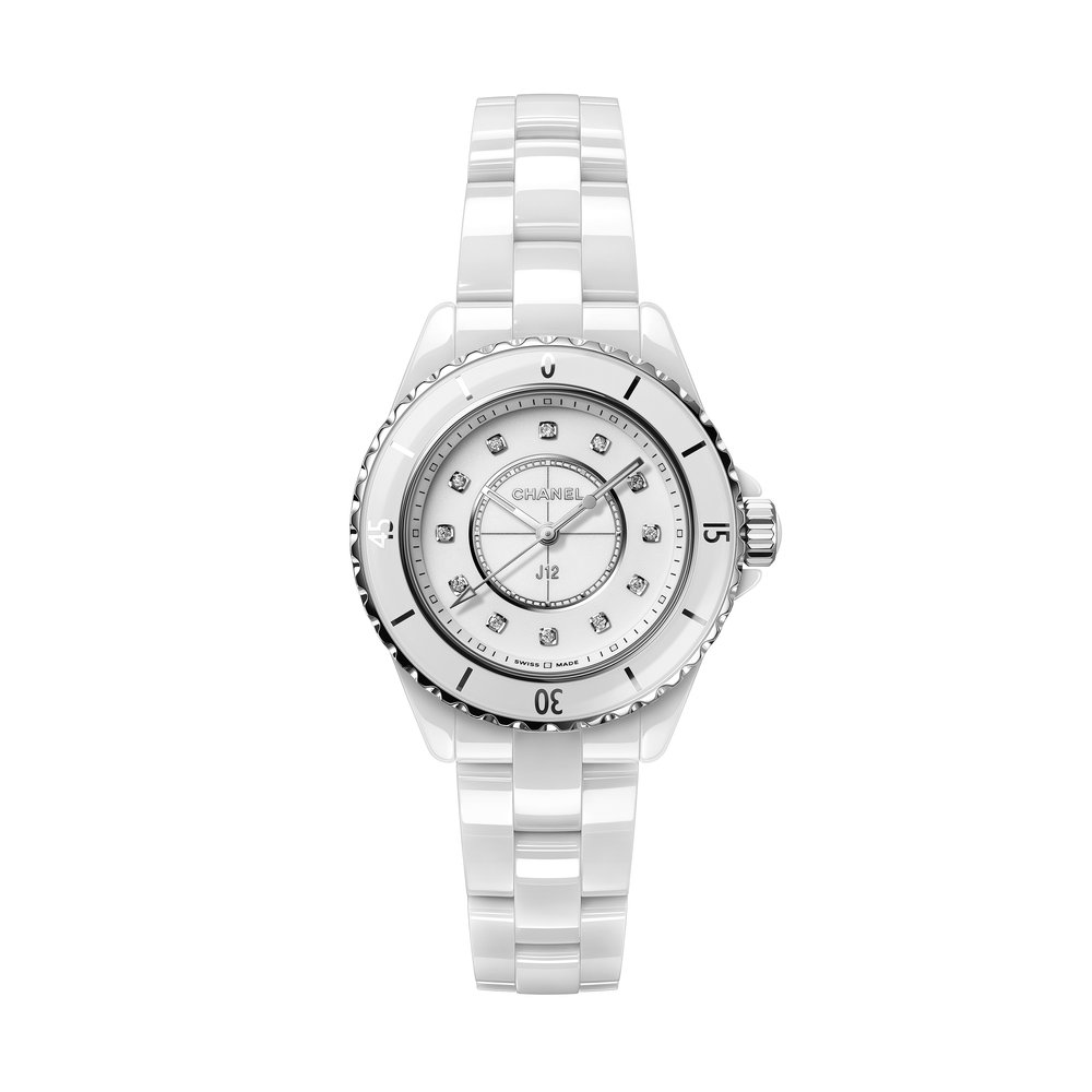 Chanel J12 White Diamond Bezel 33mm