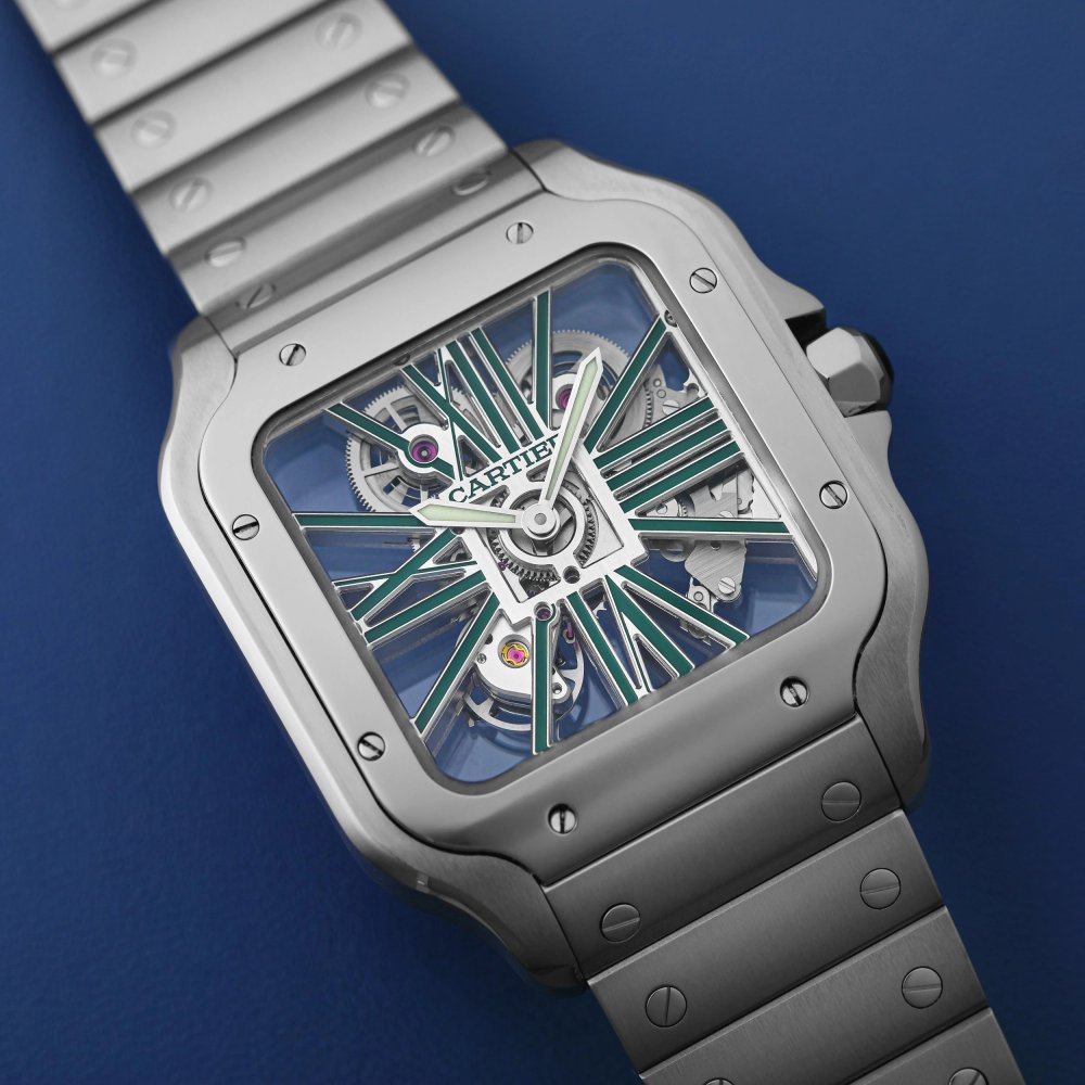 Cartier Santos de Cartier Skeleton Large