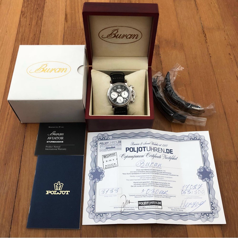 Poljot Buran Chronograph