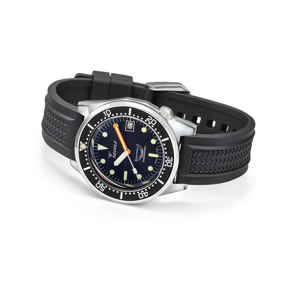 Squale 1521 Classic Black Bracelet