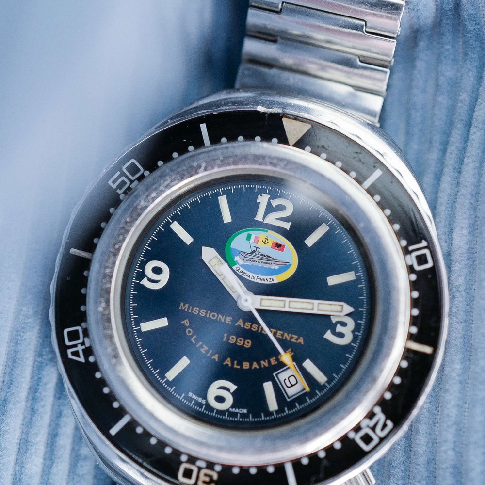 Squale 2002 Polished Blue