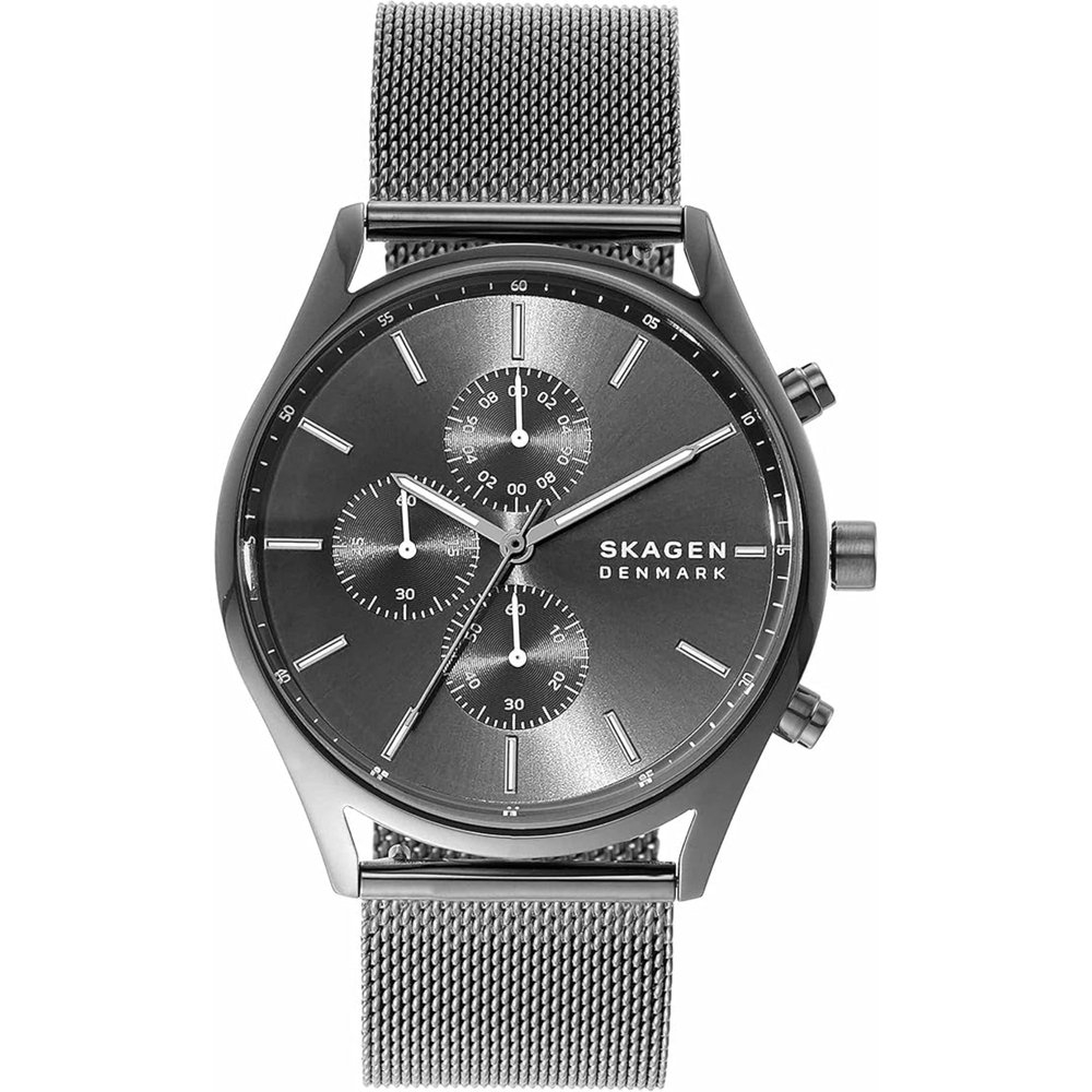 Skagen Holst Chronograph Charcoal Mesh