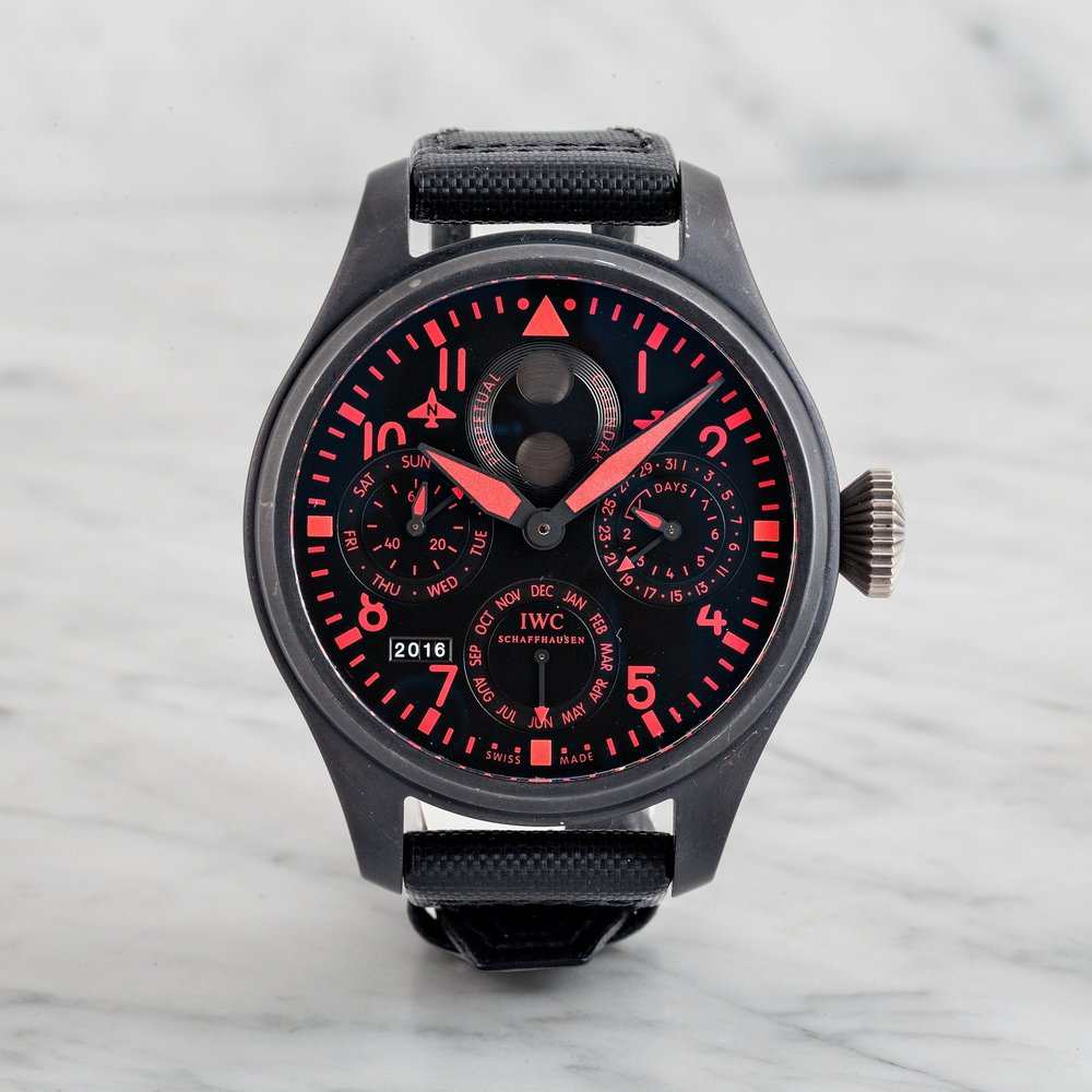 IWC Schaffhausen Pilot's Watch Perpetual Calendar Top Gun