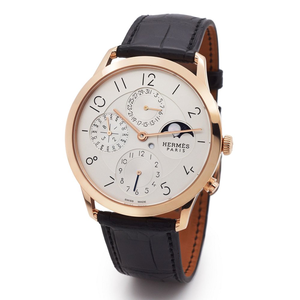 Hermès Slim d'Hermès Perpetual Calendar