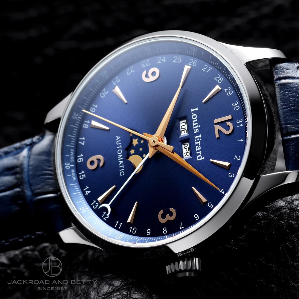 Louis Erard Heritage Moon Phase Triple Calendar
