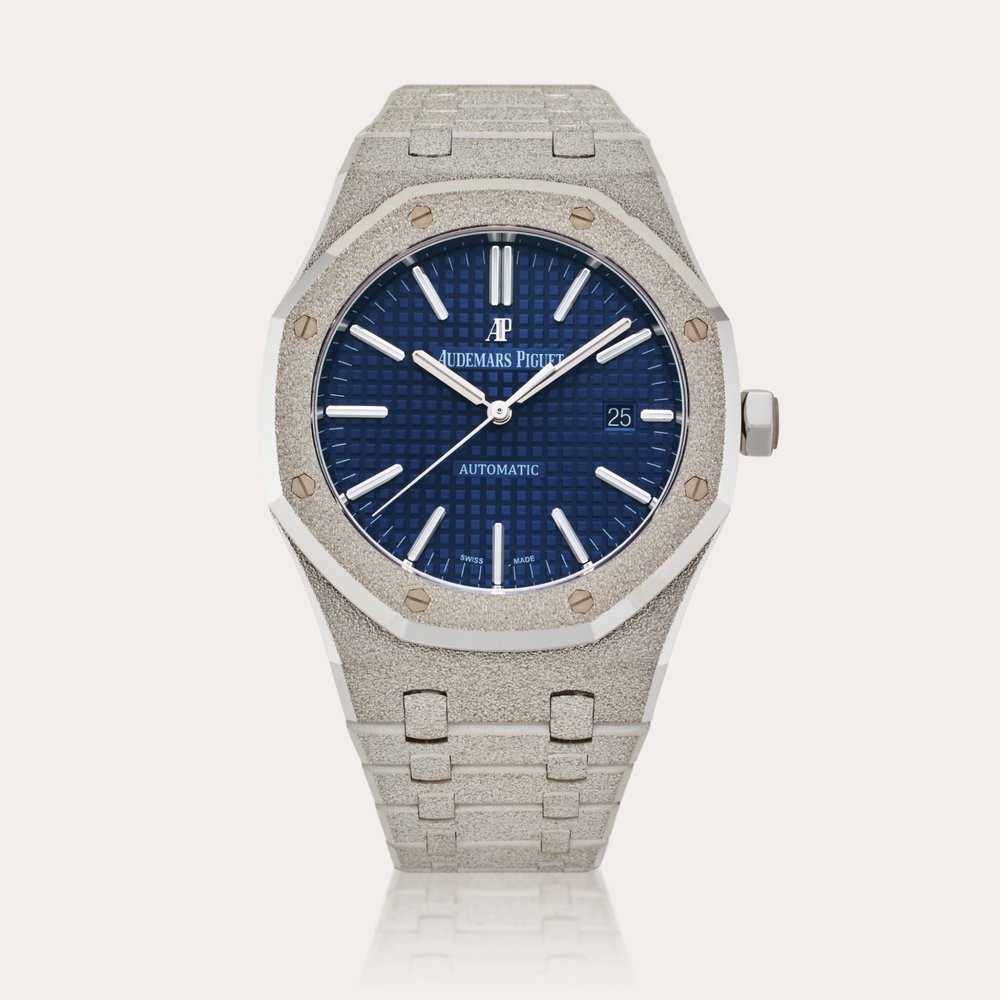 Audemars Piguet Royal Oak 41mm Frosted Gold Blue