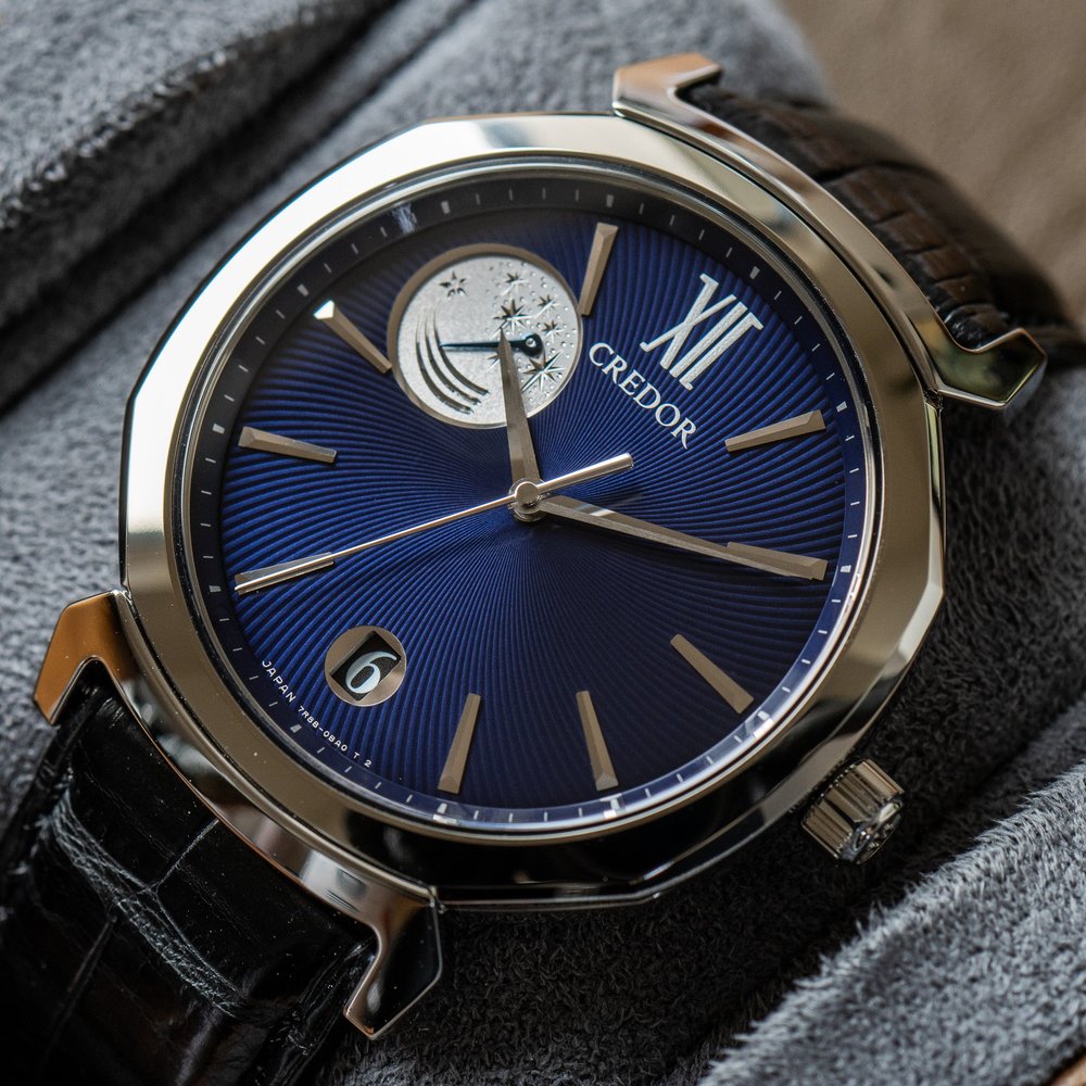Credor Node Spring Drive (White Gold)