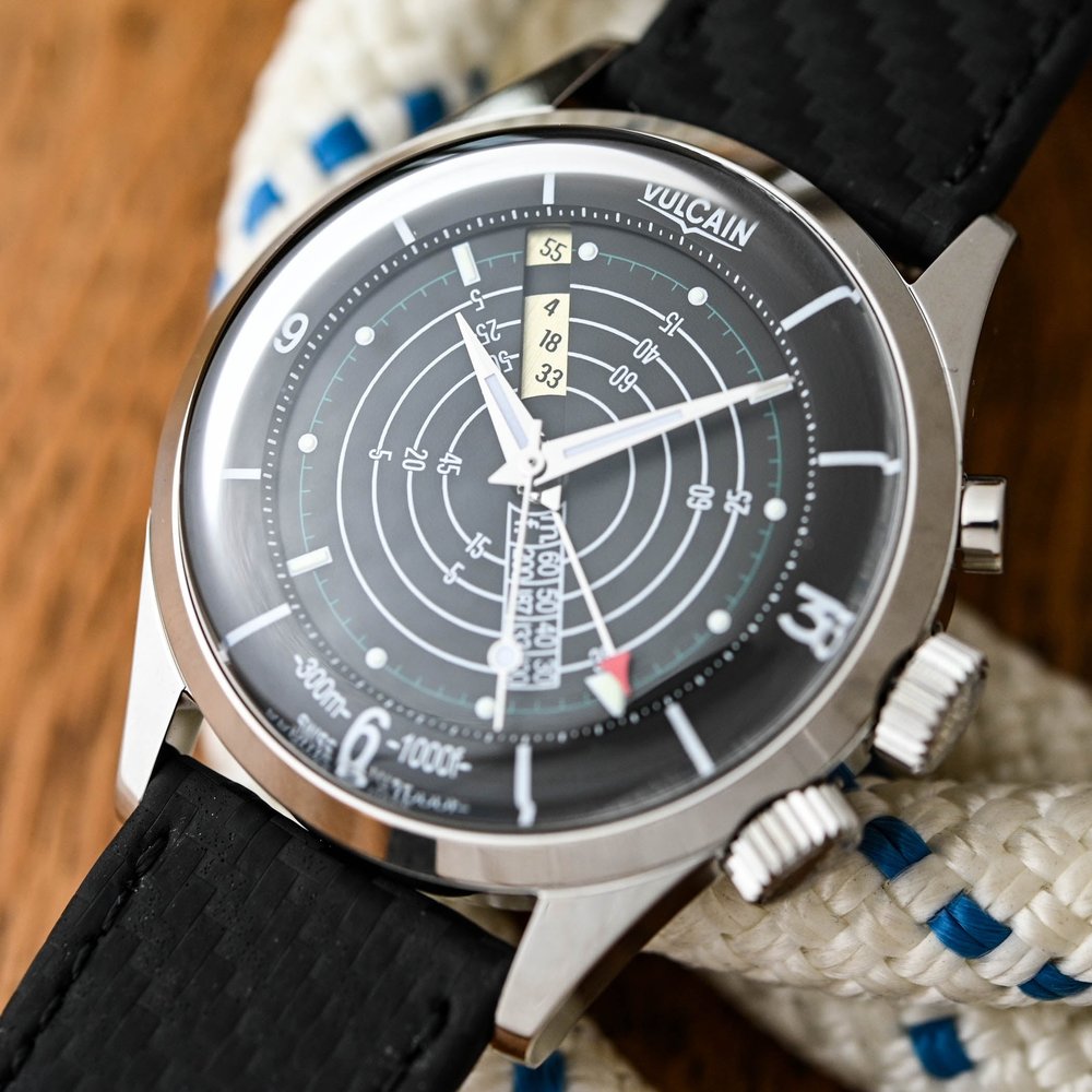 Vulcain Cricket Nautical Alarm Diver