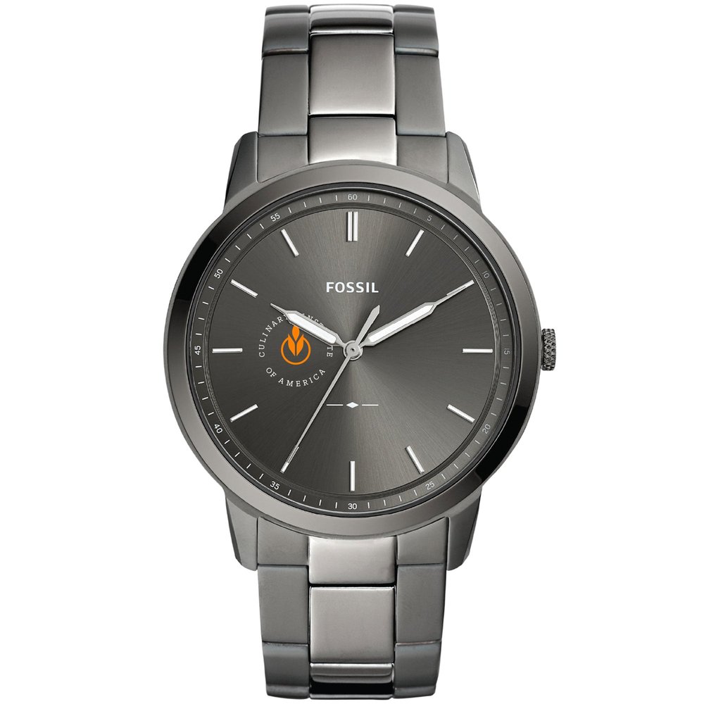 Fossil Minimalist Three-Hand Carbon