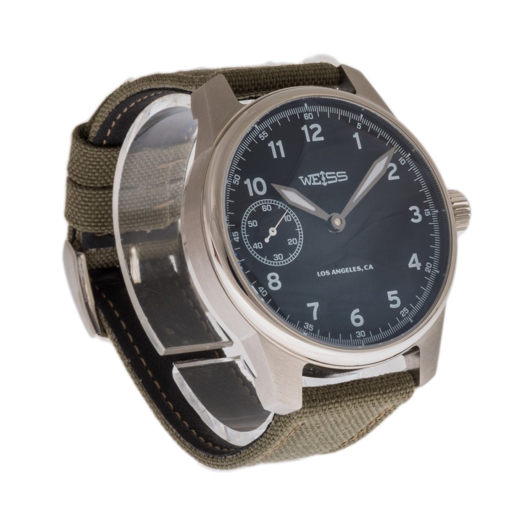 Weiss Watch Company Standard Issue Field Watch 42mm — Black Dial