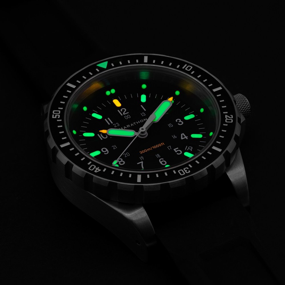 Marathon Watch Company Jumbo Diver Quartz (Brushed Finish)