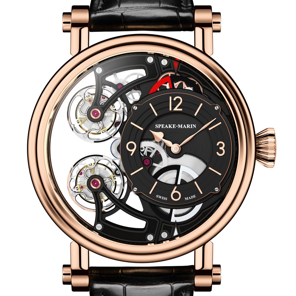 Speake-Marin Magister Vertical Double Tourbillon Openworked