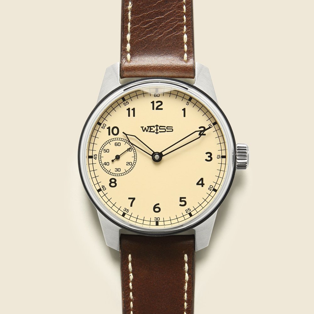 Weiss Watch Company Limited American Issue Field Watch 42mm — Stainless (Cal. 1003)