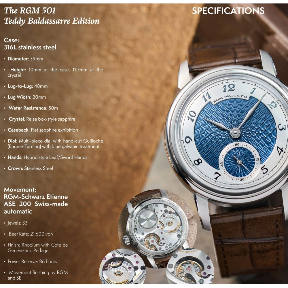 RGM Watch Company Pennsylvania Tourbillon MM2 (Steel)