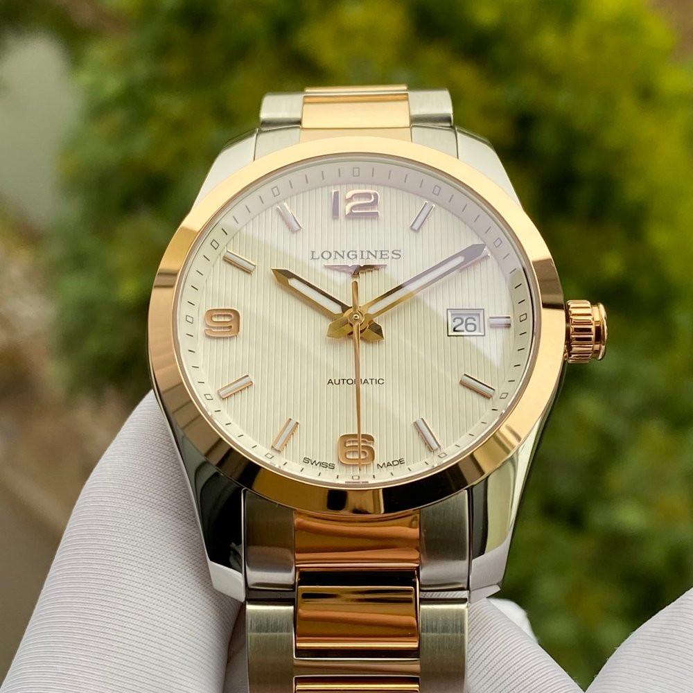 Longines Conquest Classic 18K Gold