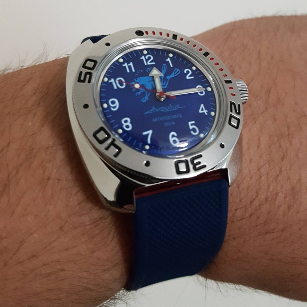 Vostok Amphibia 710 Viluysk Blue