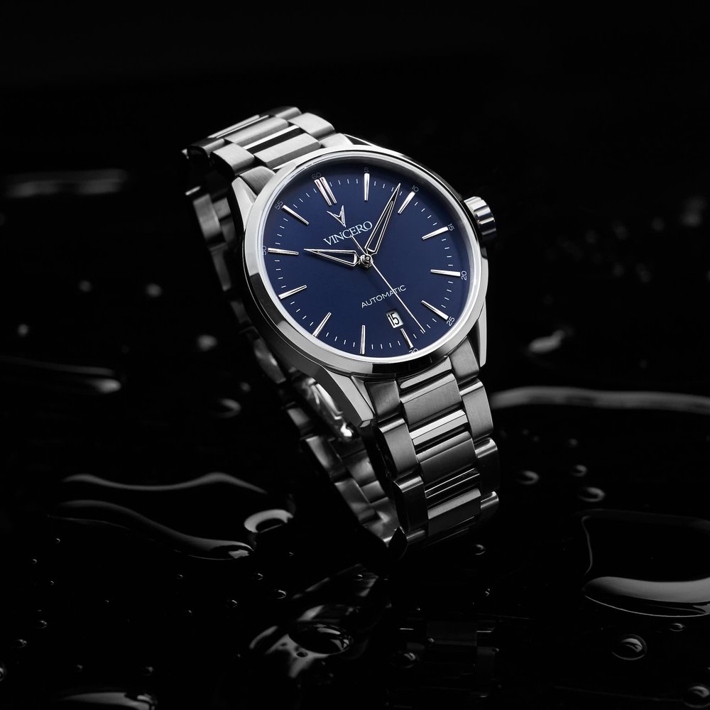 Vincero The Vessel — Silver/Navy