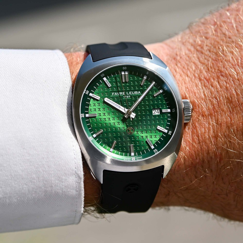 Favre-Leuba Chief Date Steel Bracelet