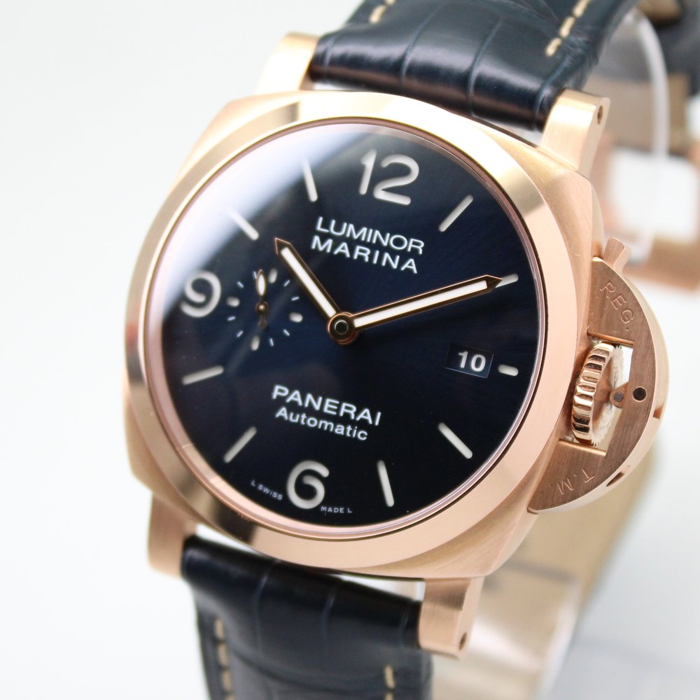 Panerai Luminor Marina 44mm Goldtech Brown Dial