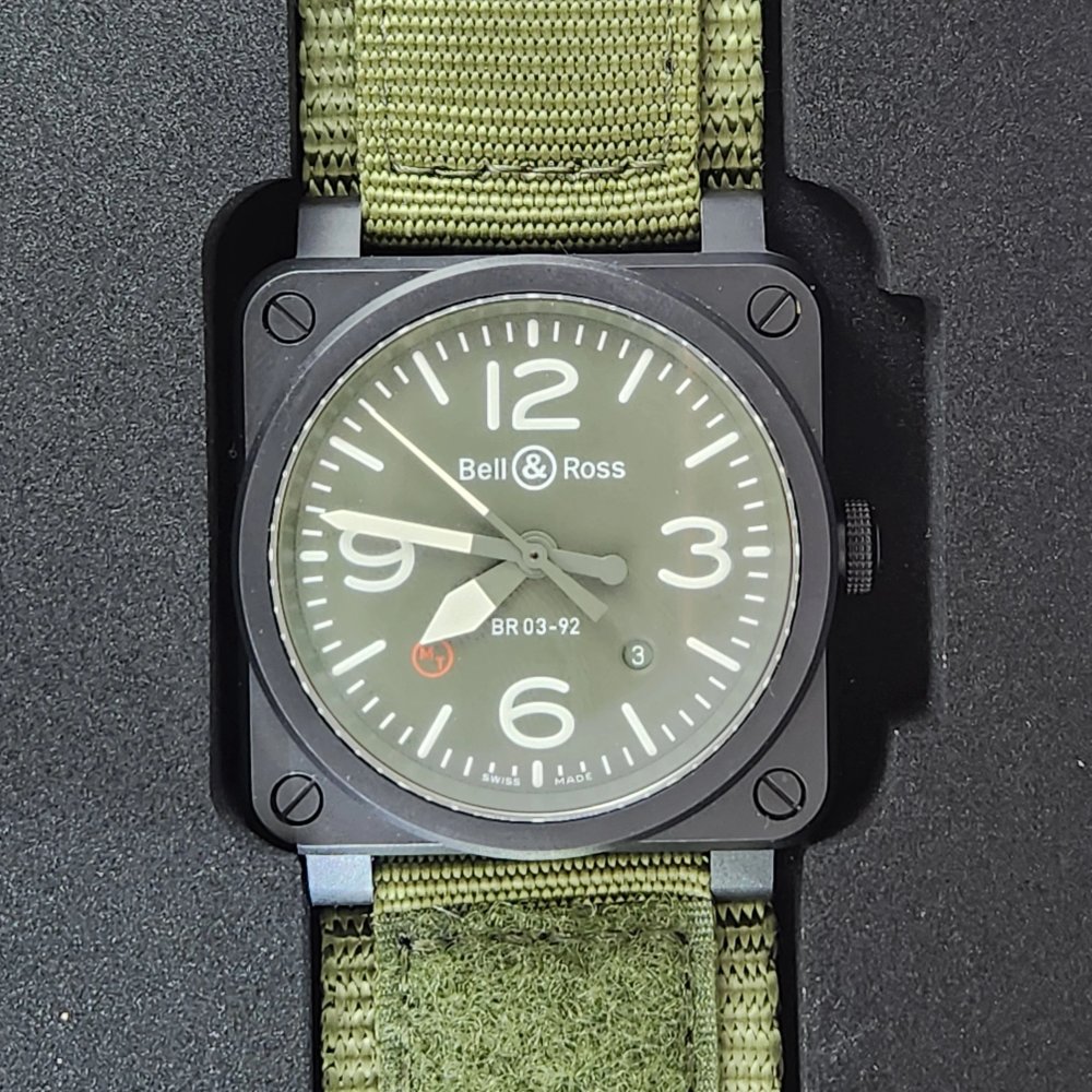 Bell & Ross BR 03-92 Military Green Ceramic