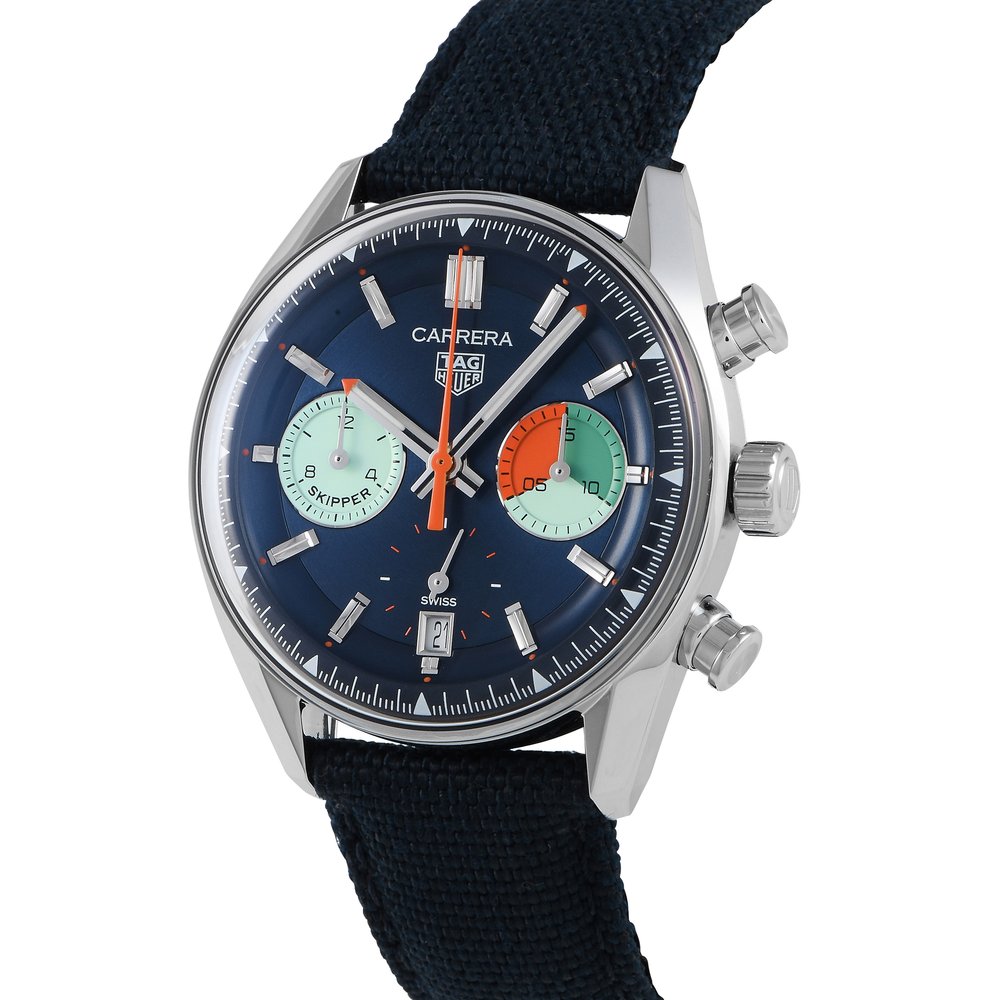 TAG Heuer Carrera Chronograph 39mm Silver Bracelet