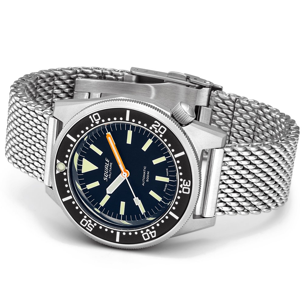 Squale 1521 Militaire Blue Mesh