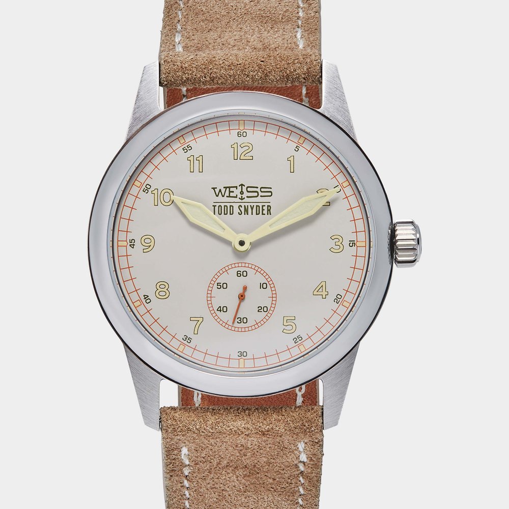 Weiss Watch Company Executive Issue Field Watch 42mm — 18K Yellow Gold (Cal. 1003)