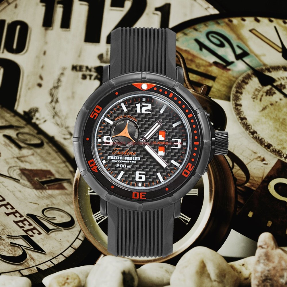 Vostok Amphibia SE Turbine Black
