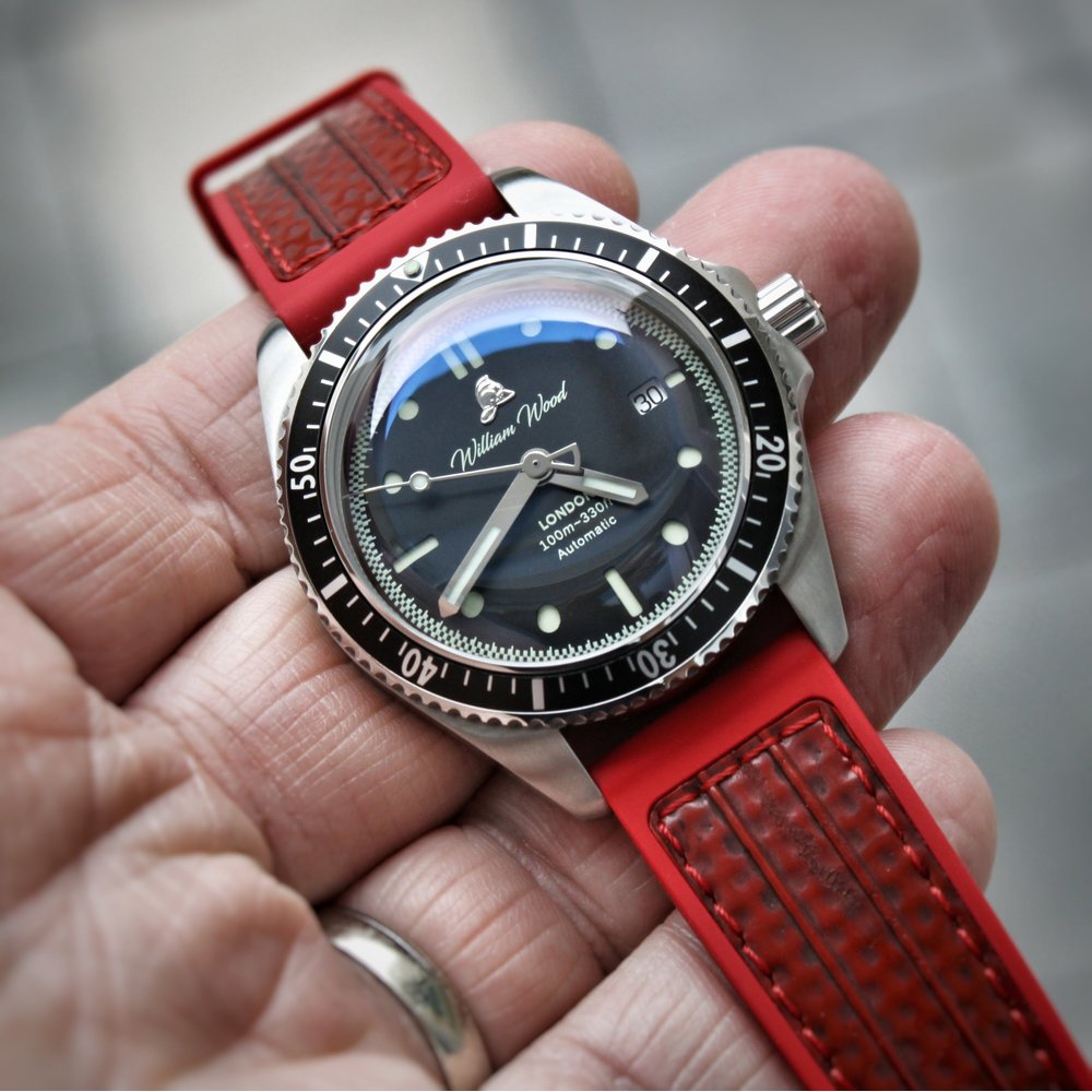 William Wood Watches Valiant - The Red Watch