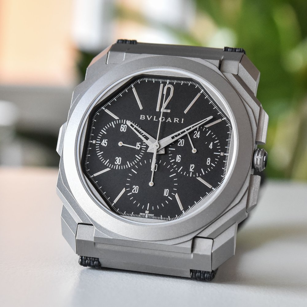 Bulgari Octo Finissimo Chronograph GMT Titanium