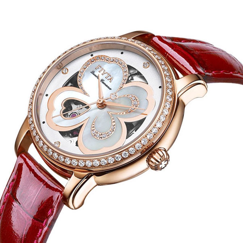 Fiyta Klover — Ladies Pearl Dial Automatic (35mm)
