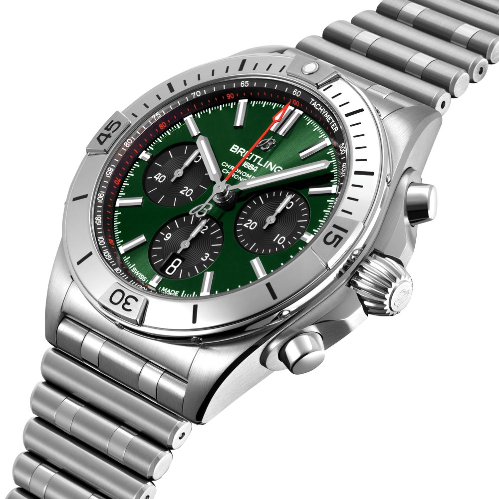 Breitling Chronomat B01 42 Green Dial