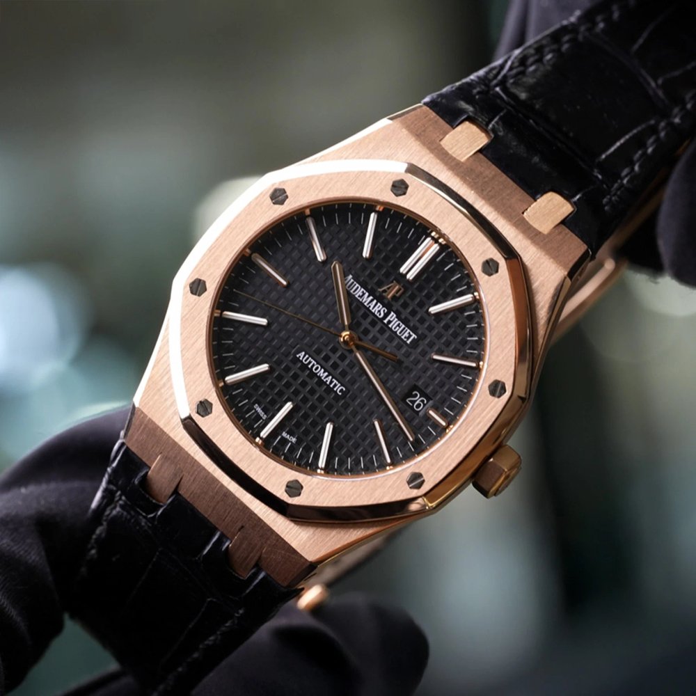 Audemars Piguet Royal Oak 41mm Rose Gold Blue