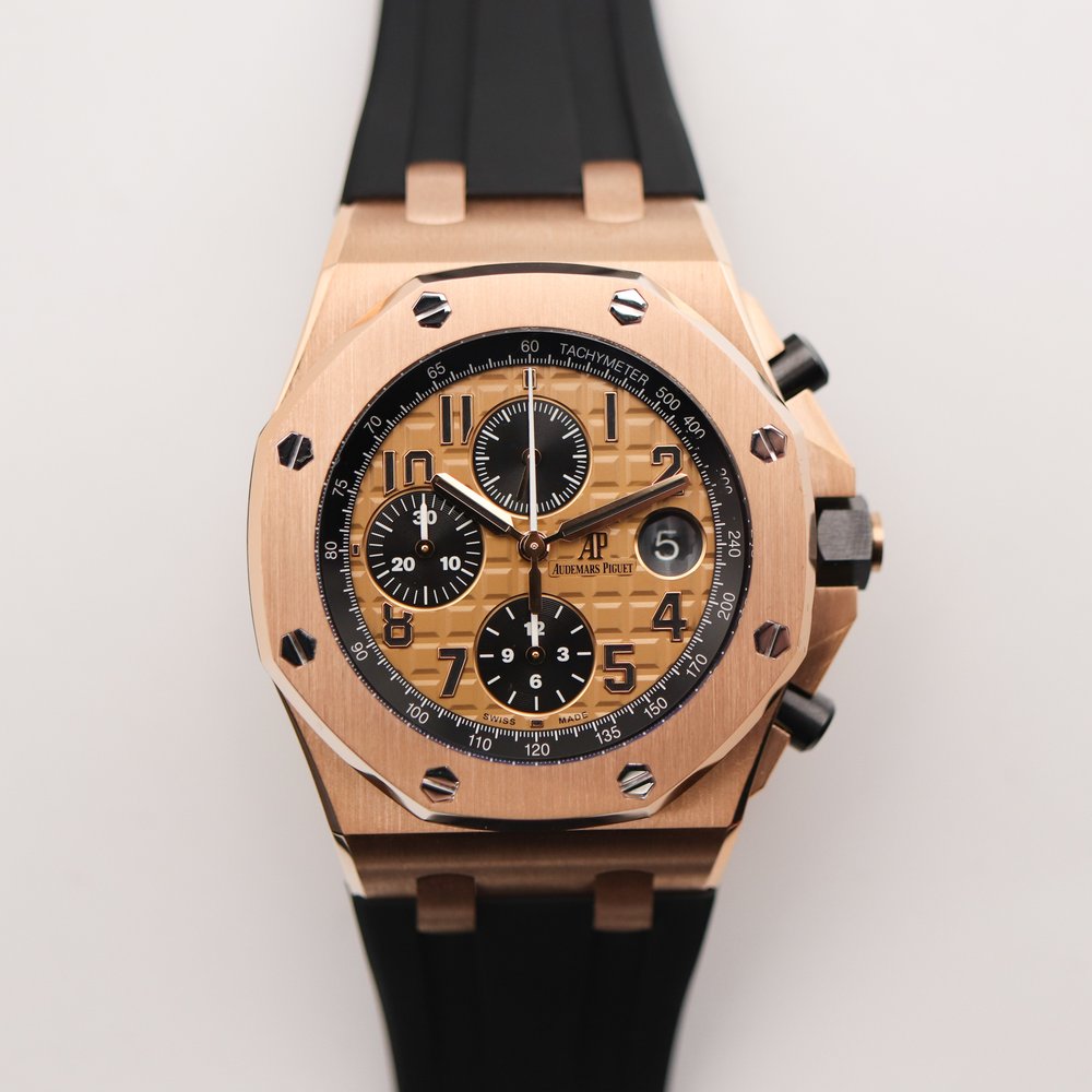 Audemars Piguet Royal Oak Offshore 42mm Rose Gold Brown Dial