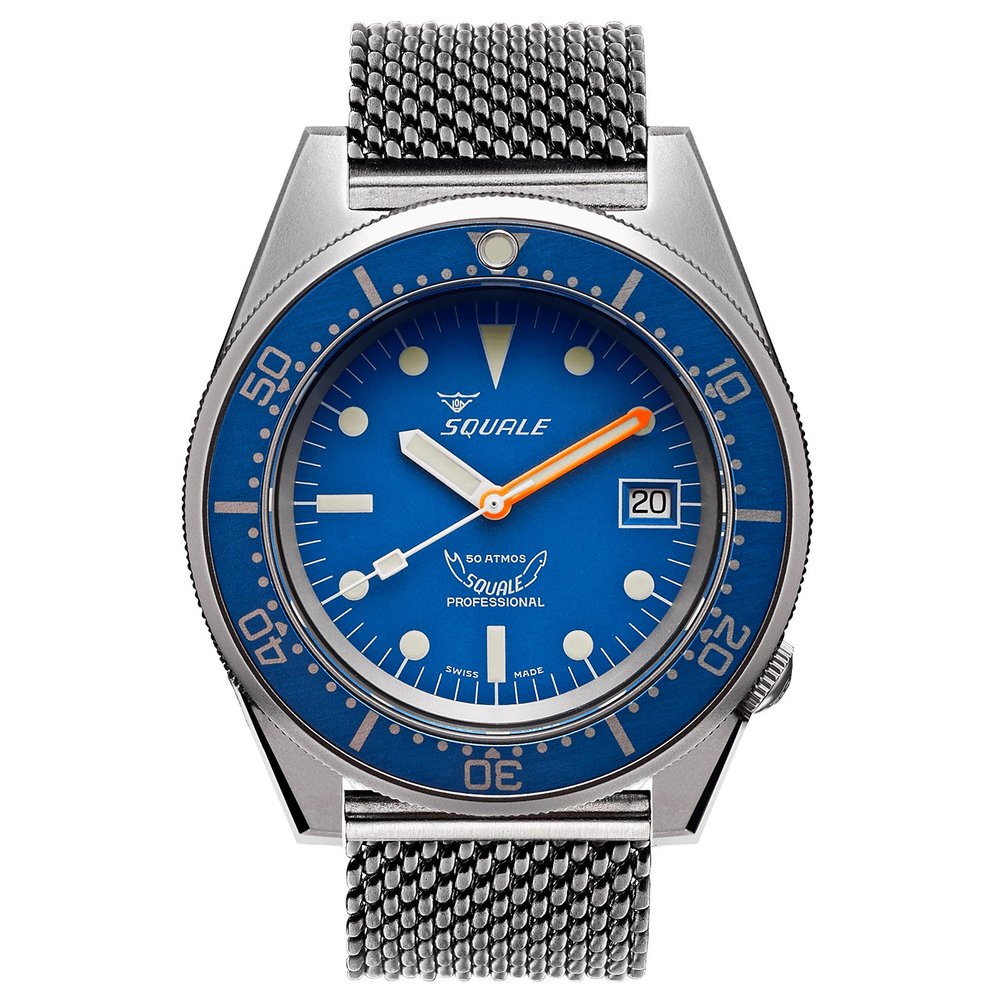 Squale 1521 Blue Blasted