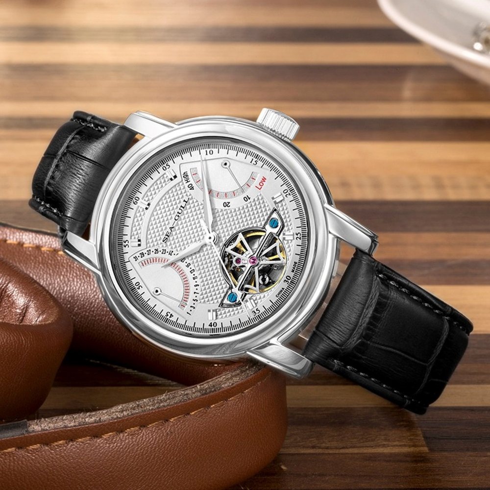 Seagull Flywheel Multifunction Business Watch 42mm