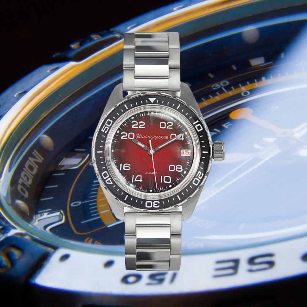 Vostok Komandirskie 819 Big Zero Blue