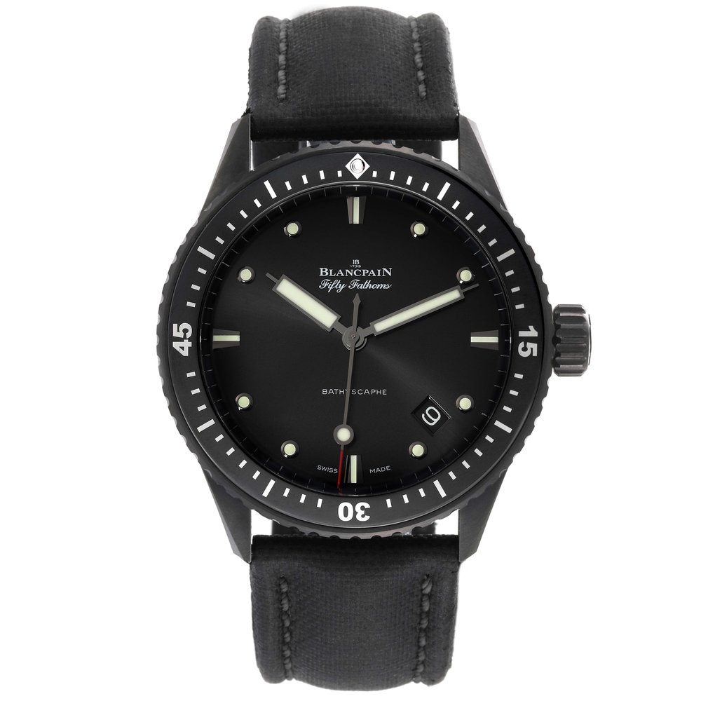 Blancpain Fifty Fathoms Bathyscaphe (Black Ceramic)