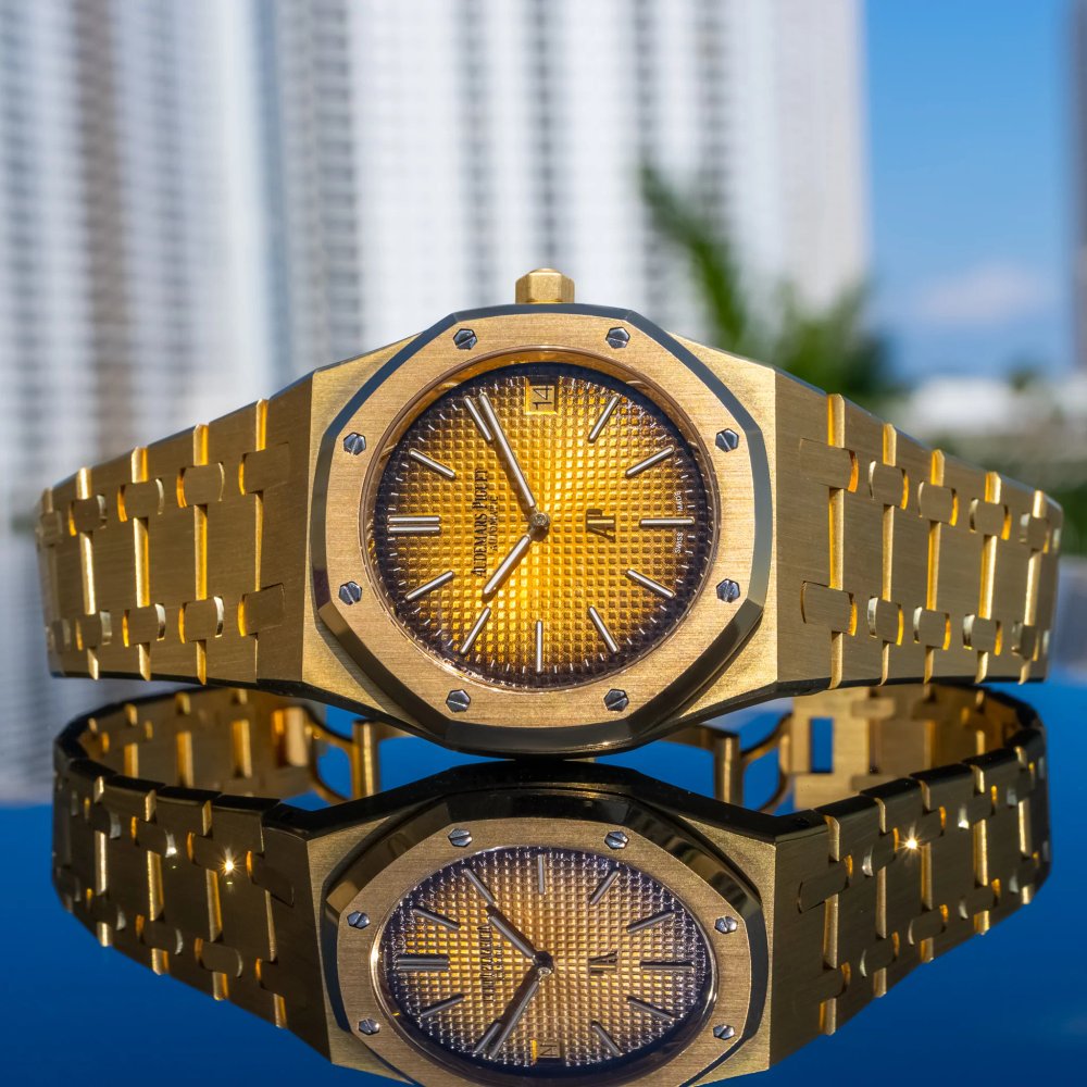 Audemars Piguet Royal Oak Jumbo 50th Anniversary 16202 Yellow Gold