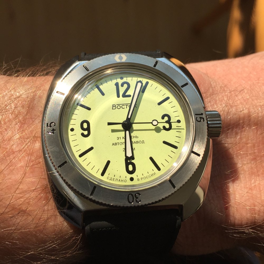 Vostok Amphibia 080 SE Turbine Blue