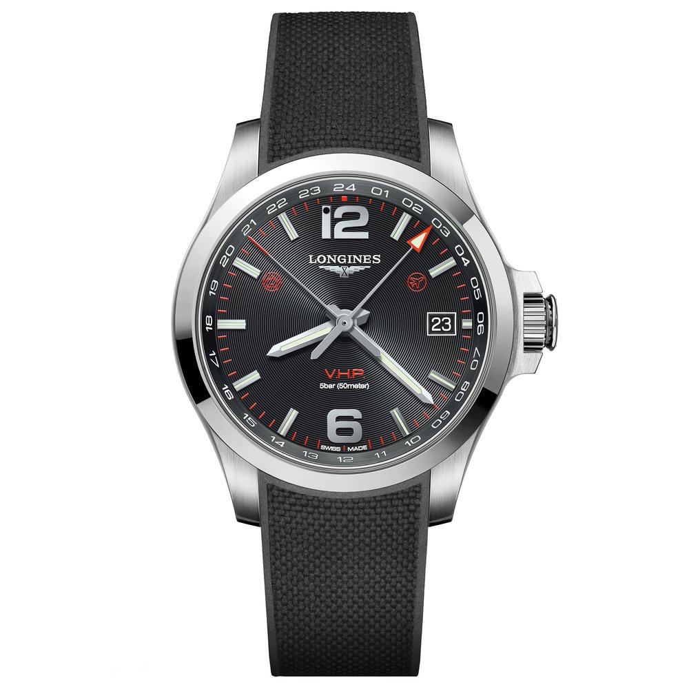 Longines Conquest V.H.P. GMT Flash Setting