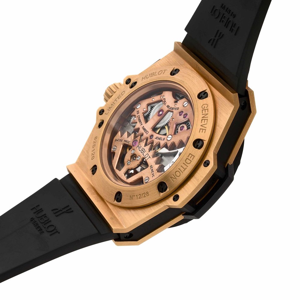 Hublot Big Bang Tourbillon Skeleton King Gold