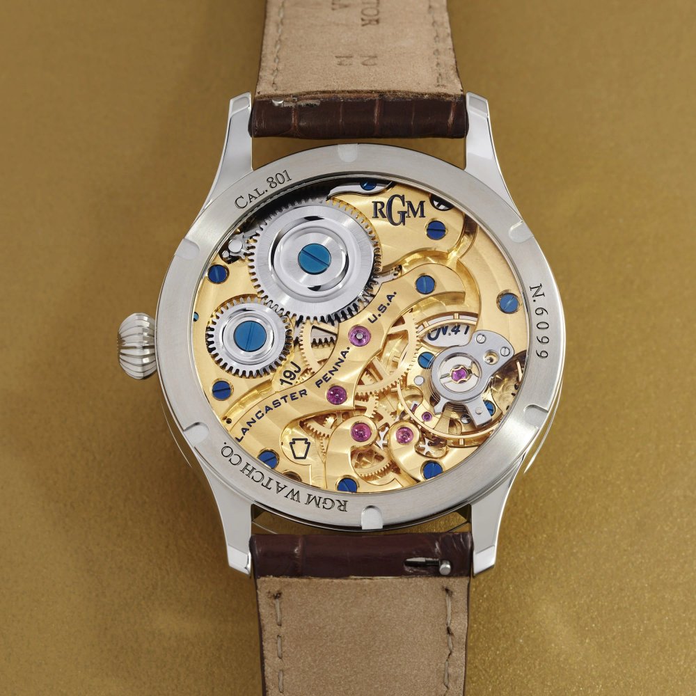 RGM Watch Company 801-EE (Standard Case Engine-Turned Enamel)