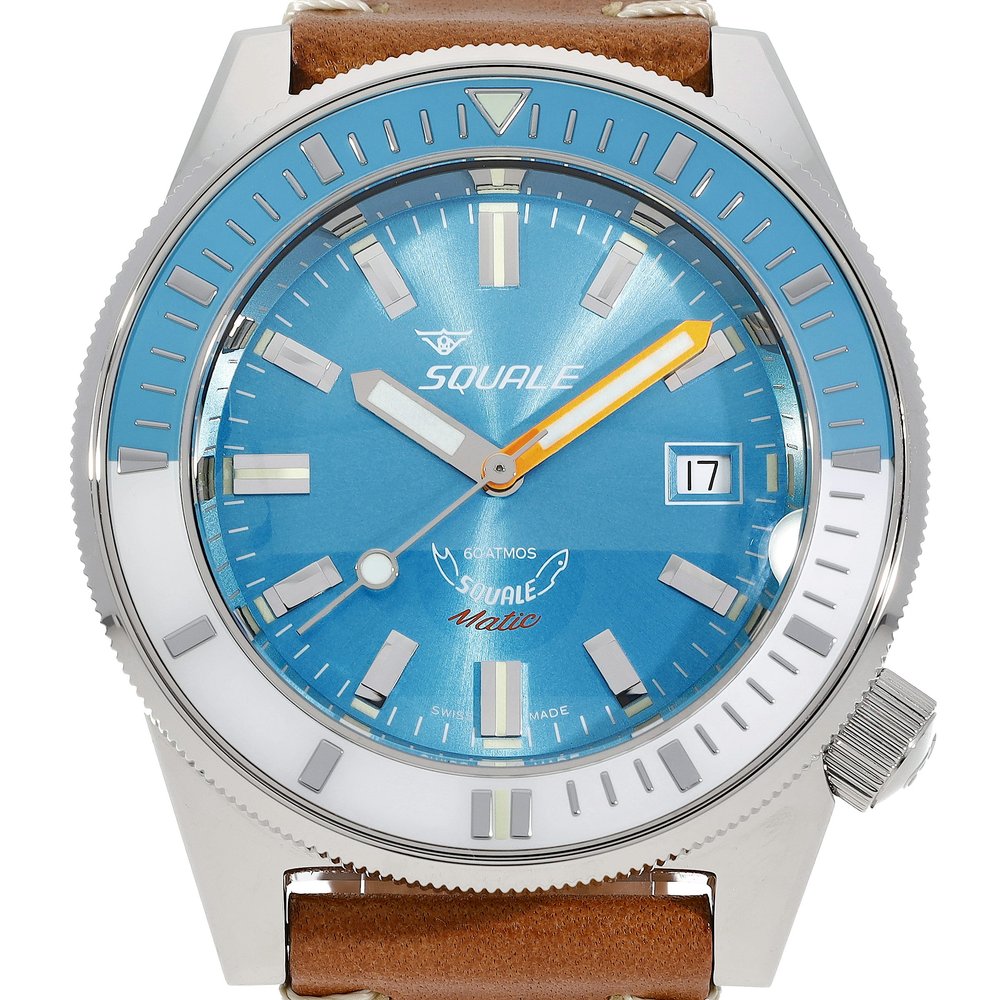 Squale Matic Light Blue Sunray