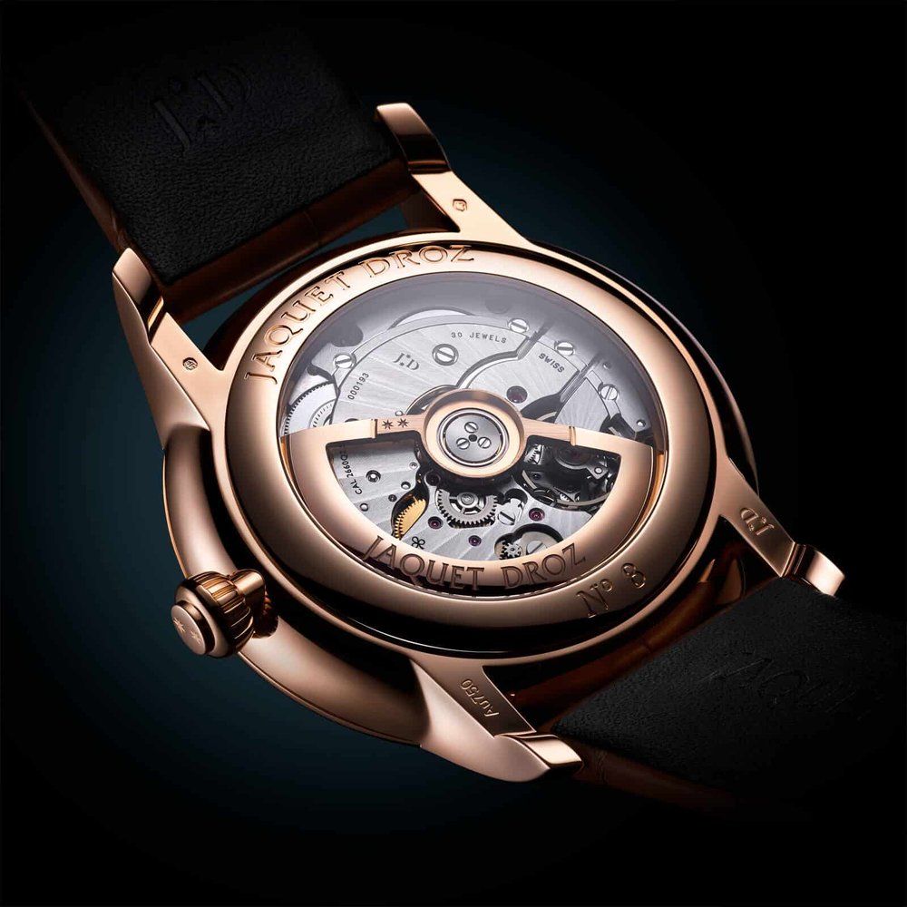 Jaquet Droz Grande Seconde Quantième Ivory Enamel